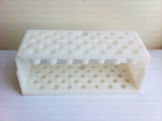 Stempel rek plastic rek voor rondsnijmes en 36 stempels  - afb. 3