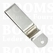 Riem clip zilver Geschikt voor riembreedte 4,5 cm. Breed 2,3 cm, totale lengte 9 cm  - afb. 1