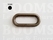 Ring luxe ovaal en rond lichtbrons Ovaal 40 × 13 mm , Ø 5 mm (dik)  - afb. 2