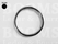Ring rond gelast ofwel O-ring zilver 50 mm × Ø 5 mm  - afb. 2