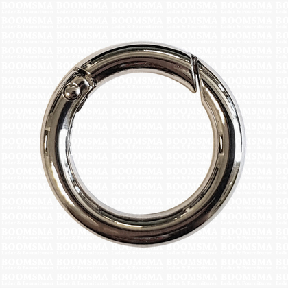 Ring-veermusketon zilver binnenkant Ø 26 mm  - afb. 1