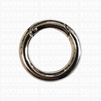 Ring-veermusketon zilver binnenkant Ø 16 mm 