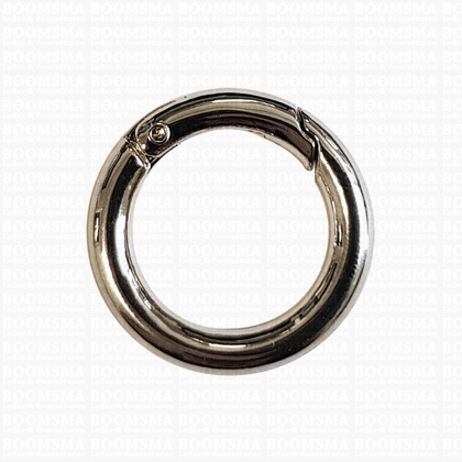 Ring-veermusketon zilver binnenkant Ø 16 mm  - afb. 1