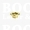 Nestelringen: Ringen voor ringslagstempel goud Ring 1/4 inch middel, 12 × 6 × 6 mm (kraag × gat × hoogte) (per 100)
