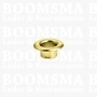 Nestelringen: Ringen voor ringslagstempel goud Ring 1/4 inch middel, 12 × 6 × 6 mm (kraag × gat × hoogte) (per 100)