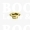 Nestelringen: Ringen voor ringslagstempel goud Ring 5/16 inch groot, 15 × 8 × 6 mm (kraag × gat × hoogte) (per 100)