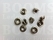 Nestelringen: Ringen voor ringslagstempel zilver Ring 1/4 inch middel, 12 × 6 × 6 mm (kraag × gat × hoogte) (per 100) - afb. 2