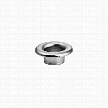 Nestelringen: Ringen voor ringslagstempel zilver Ring 5/16 inch groot, 15 × 8 × 6 mm (kraag × gat × hoogte) (per 100) - afb. 1