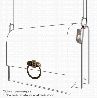 Sloten diverse lichtbrons Ringslot - afb. 2