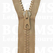 Rits Deelbaar Bloktand 9 mm beige 40 cm - afb. 1