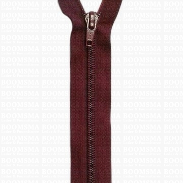 Rits spiraal nylon 40 cm GEKLEURD Aubergine (021)  - afb. 1