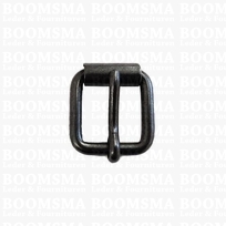 Rolgesp dik donkerbrons /antraciet 20 mm ceintuurgesp met rol