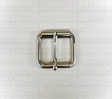 Rolgesp dik nikkel - zilver 30 mm ceintuurgesp met rol