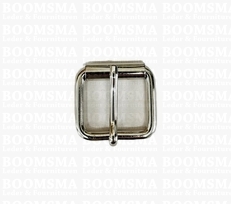Rolgesp dik nikkel - zilver 30 mm ceintuurgesp met rol