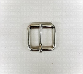 Rolgesp dik nikkel - zilver 30 mm ceintuurgesp met rol - afb. 1
