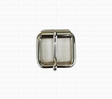 Rolgesp dik nikkel - zilver 30 mm ceintuurgesp met rol - afb. 1