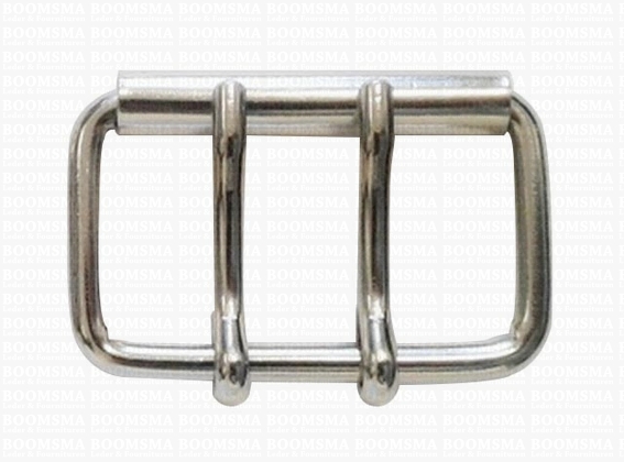 Rolgesp met dubbele doorn 80 mm x 32 mm - afb. 1