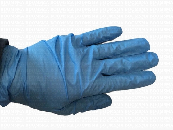 Nitrile handschoenen medium breedte hand 94 mm, 8 paar (per pakje) - afb. 1
