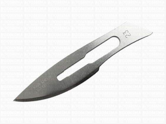 Scalpelmesjes  nr. 23 ('vis'), (5/pk) (per pakje) - afb. 1