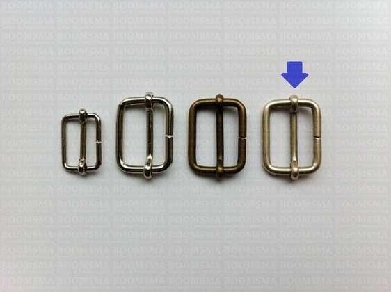 Schuifpassant met verstelbare brug mat zilver 20 mm × 14 mm  - afb. 2