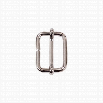 Schuifpassant met verstelbare brug zilver 20 mm × 14 mm  - afb. 1