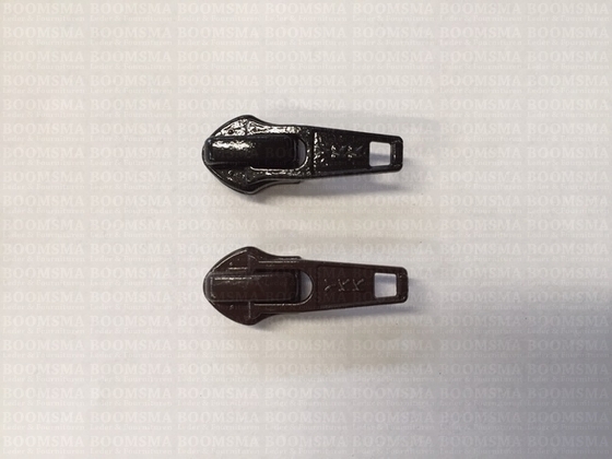 Schuivers voor nylon rits (tandjes 6 mm) donkerbruin - afb. 4