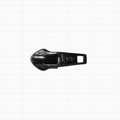 Schuivers voor nylon rits (tandjes 6 mm) zwart Schuiver voor nylon yyk rits 6 mm spiraal (10 st.) - afb. 1