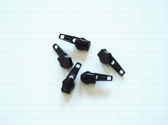 Schuivers voor nylon rits (tandjes 6 mm) zwart - afb. 4
