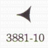 Sierholpijp driehoek 3881-10 grootte 7 × 7 mm  - afb. 2