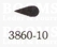 Sierholpijp druppel 3860-10 grootte 10 × 4,5 mm - afb. 2