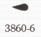 Sierholpijp druppel 3860-6 grootte 7,5 × 4 mm  - afb. 2