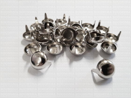 Sierniet round spot zilver 11 mm (per 10 st.) - afb. 2