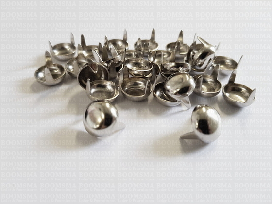 Sierniet round spot zilver 12,5 mm (per 10 st.) - afb. 2