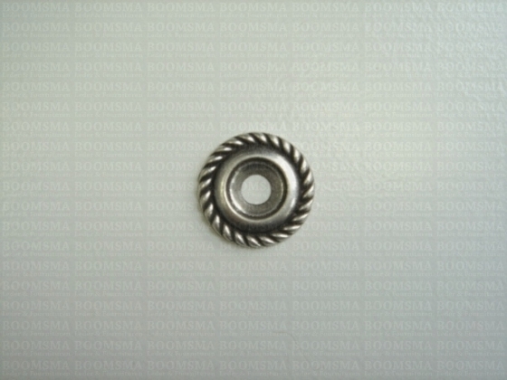 Sierplaatje voor synthetische sierholniet (klein Ø 14 mm) 'touw'-rand Ø 14 mm  - afb. 3
