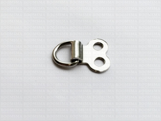 Skihaak met dubbele holniet bevestiging zilver 19 mm × 27 mm (B × L) (per 10 st.) - afb. 3