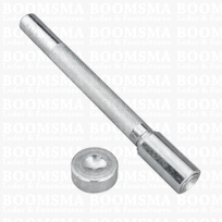 Slagstempelset  en losse slagstempels voor sierniet round spot losse slagstempel voor sierniet round spot 9 mm.