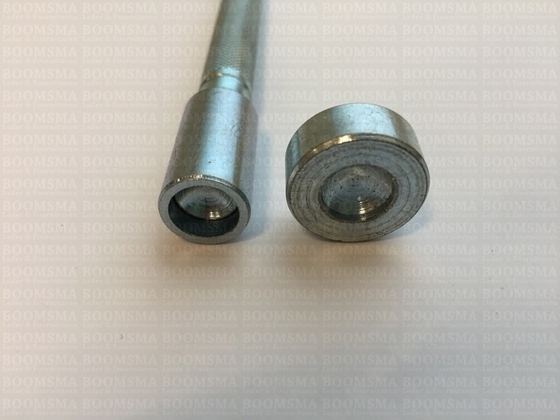 Slagstempelset  en losse slagstempels voor sierniet round spot losse slagstempel voor sierniet round spot 9 mm. - afb. 2