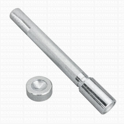 Slagstempelset  en losse slagstempels voor sierniet round spot losse slagstempel voor sierniet round spot 11 mm. - afb. 1