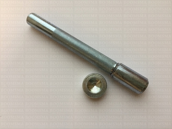 Slagstempelset  en losse slagstempels voor sierniet round spot losse slagstempel voor sierniet round spot 11 mm. - afb. 2