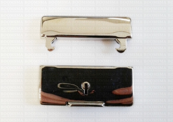 Sleutel slot Zilverkleurig (per 2 stuks) 45 x 32 mm (speciale prijs) - afb. 4