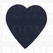 Sleutelhanger/stansvorm leer ALT. - hart groot blauw  6 × 5,5 cm - afb. 1