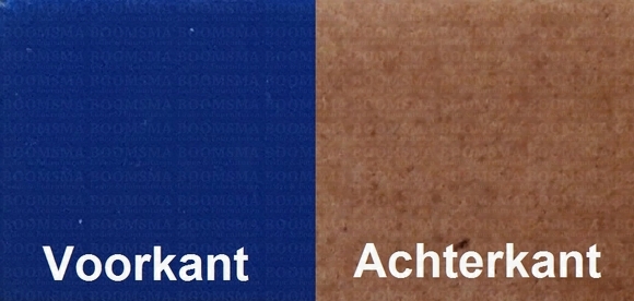 Sleutelhanger/stansvorm leer ALT. - hart groot Kobalt 6 × 5,5 cm - afb. 2