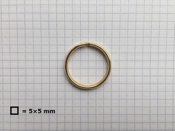 Sleutelring goud binnenkant Ø 26 mm (per 10 st.) - afb. 2