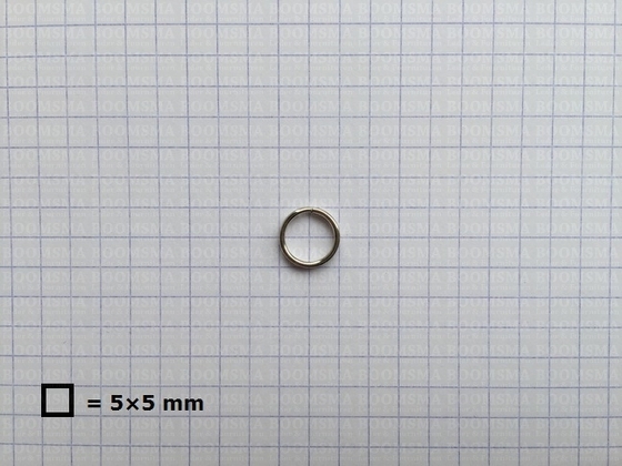 Sleutelring zilver binnenkant Ø 8 mm (per 10 st.) - afb. 2