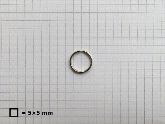 Sleutelring zilver binnenkant Ø 12 mm (per 10 st.) - afb. 2