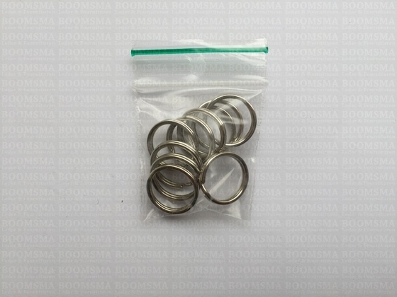 Sleutelring zilver binnenkant Ø 13,5 mm (per 10 st.) - afb. 3