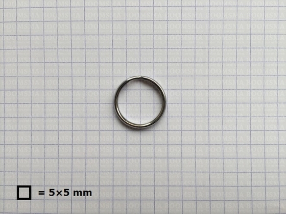 Sleutelring zilver binnenkant Ø 16 mm (per 10 st.) - afb. 2