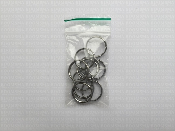 Sleutelring zilver binnenkant Ø 16 mm (per 10 st.) - afb. 3