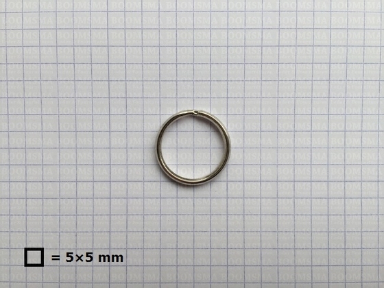 Sleutelring zilver binnenkant Ø 20 mm (per 10 st.) - afb. 2