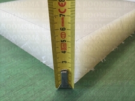 Snijplaat kunststof snijblok wit 20 × 20 × 5 cm 